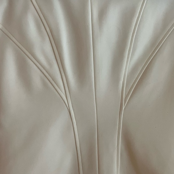 Stunning Winter White Blazer with Braided Sleeves - Picture 5 of 8